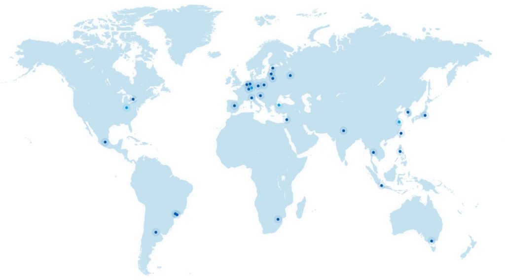 #phenix worldwide customer map